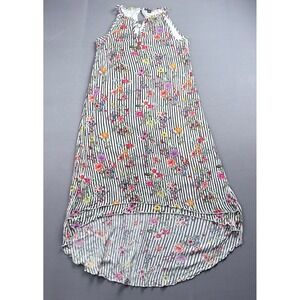 Nina Leonard Boho Floral Maxi Dress Size M